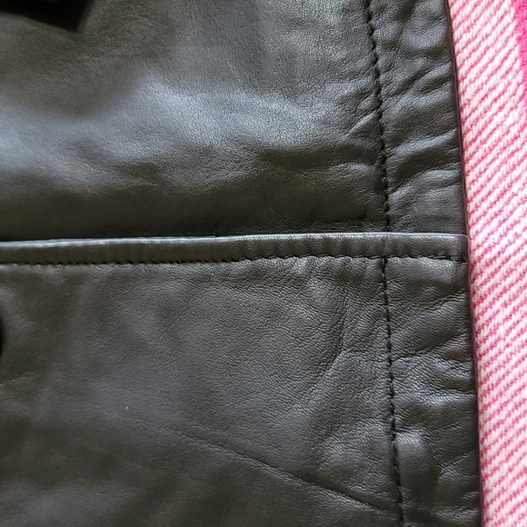 Deadwood Recycled Leather Tyra Tie-Waist Black Jacket - Picture 7 of 12